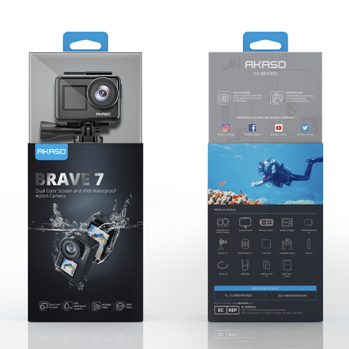 Buy AKASO Brave 7 IPX8 Waterproof Sport Action Camera | 4K 30FPS
