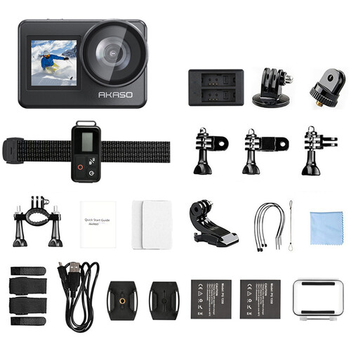 AKASO Brave 7LE Action Camera with Microphone Pack BRAVE 7LE MP